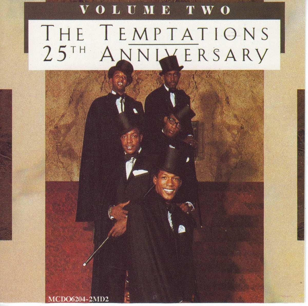 THE TEMPTATIONS 25TH ANNIVERSARY VOLUME TWO (CD, 2011) PRE OWNED - GOOD