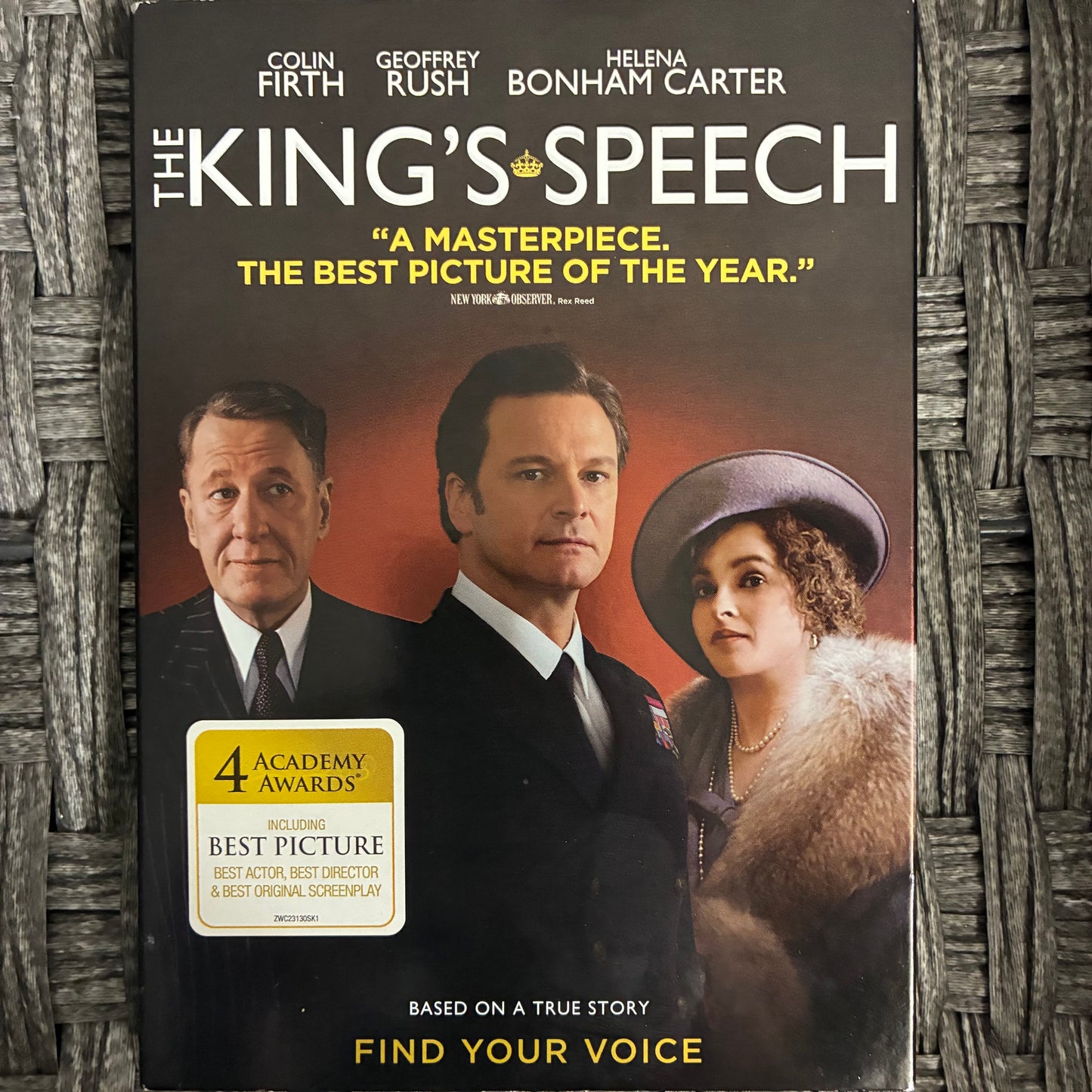 THE KINGS SPEECH - DVD - SEALED