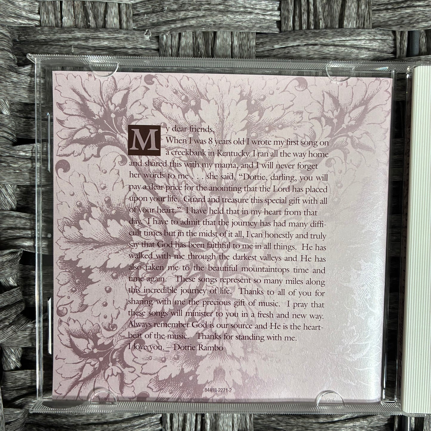 RAMBOS COLLECTION HIGHLIGHTING THE SONGS OF DOTTIE RAMBO 2 DISC 26 SONGS (1998) - PRE OWNED