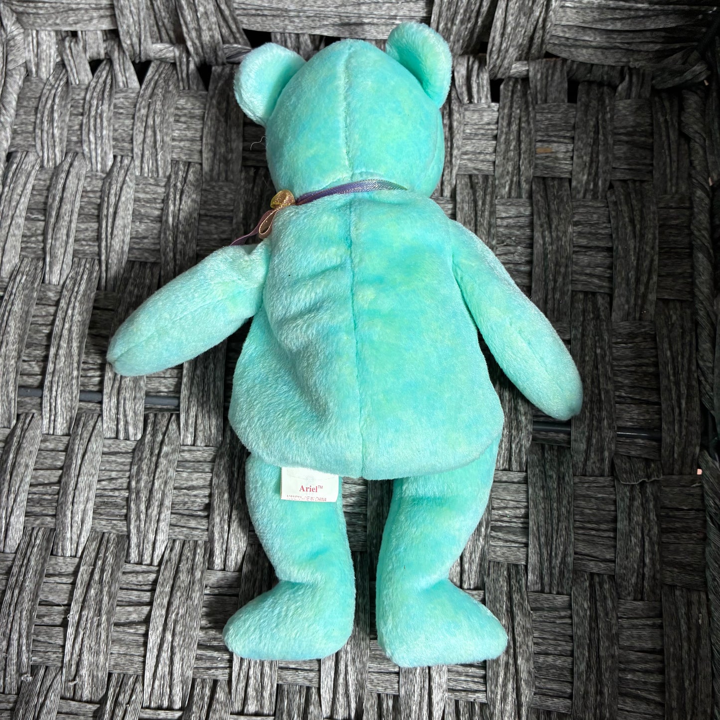 VINTAGE 2001 TY BEANI BABY ARIEL POLYESTER AND PE PELLETS NO TAG