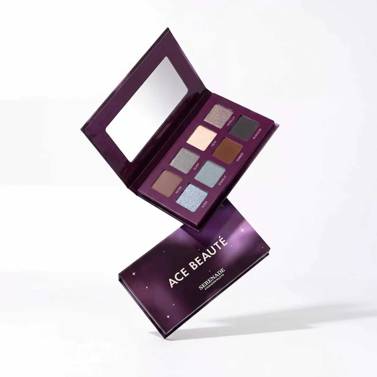 ACE BEAUTE SERENADE EYESHADOW PALETTE - 8 COLOR, MATTE AND SHIMMER, BUILDABLE