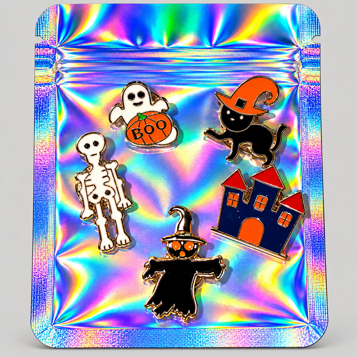 5PC HALLOWEEN PINS - CHOOSE YOUR PACK