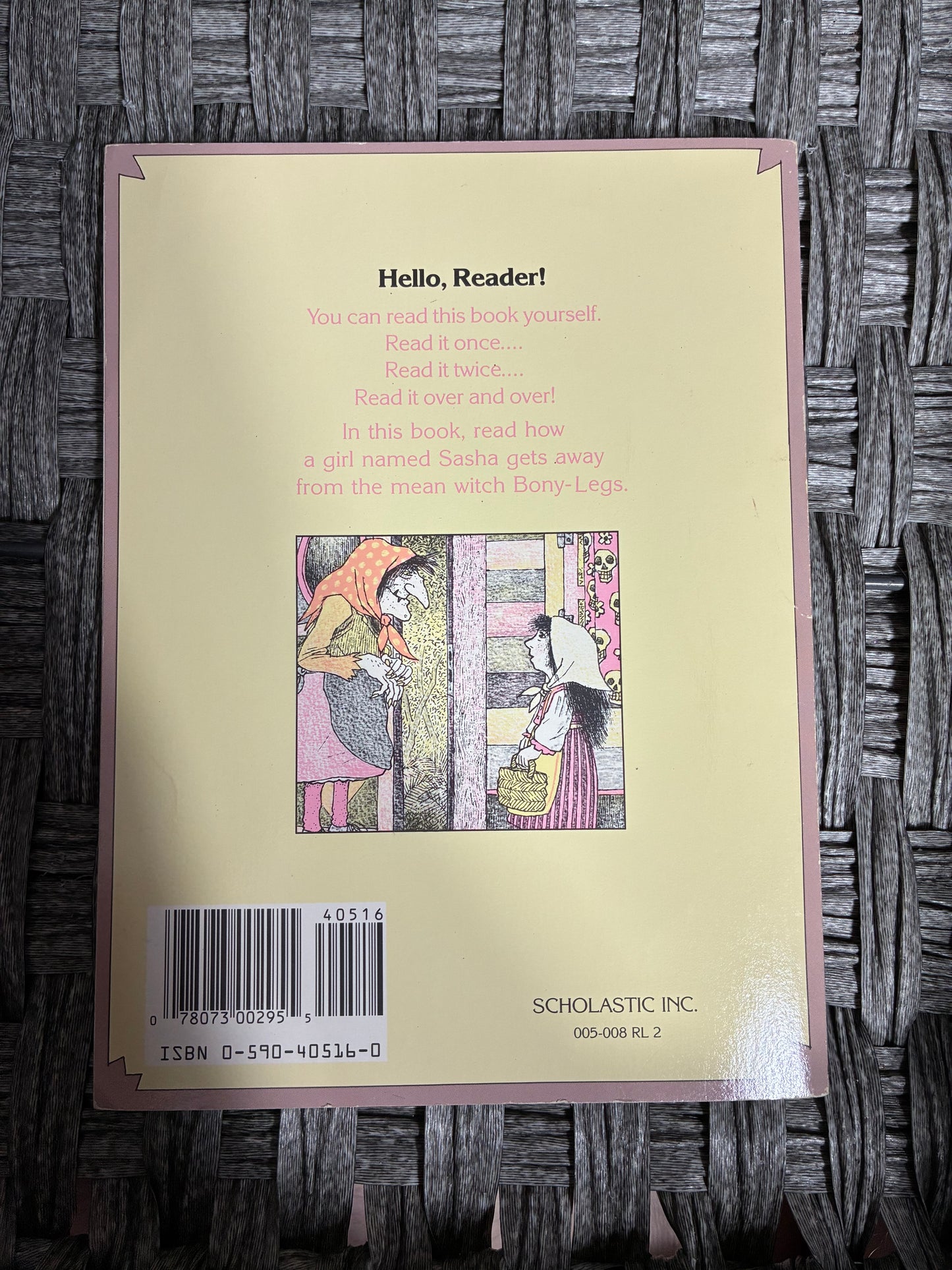 BONY-LEGS 1983 BY JOANNA COLE, DIRK ZIMMER, BABA YAGA, RUSSIAN FOLKLORE, VINTAGE