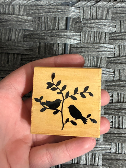 WOODEN STAMP “BIRDS”