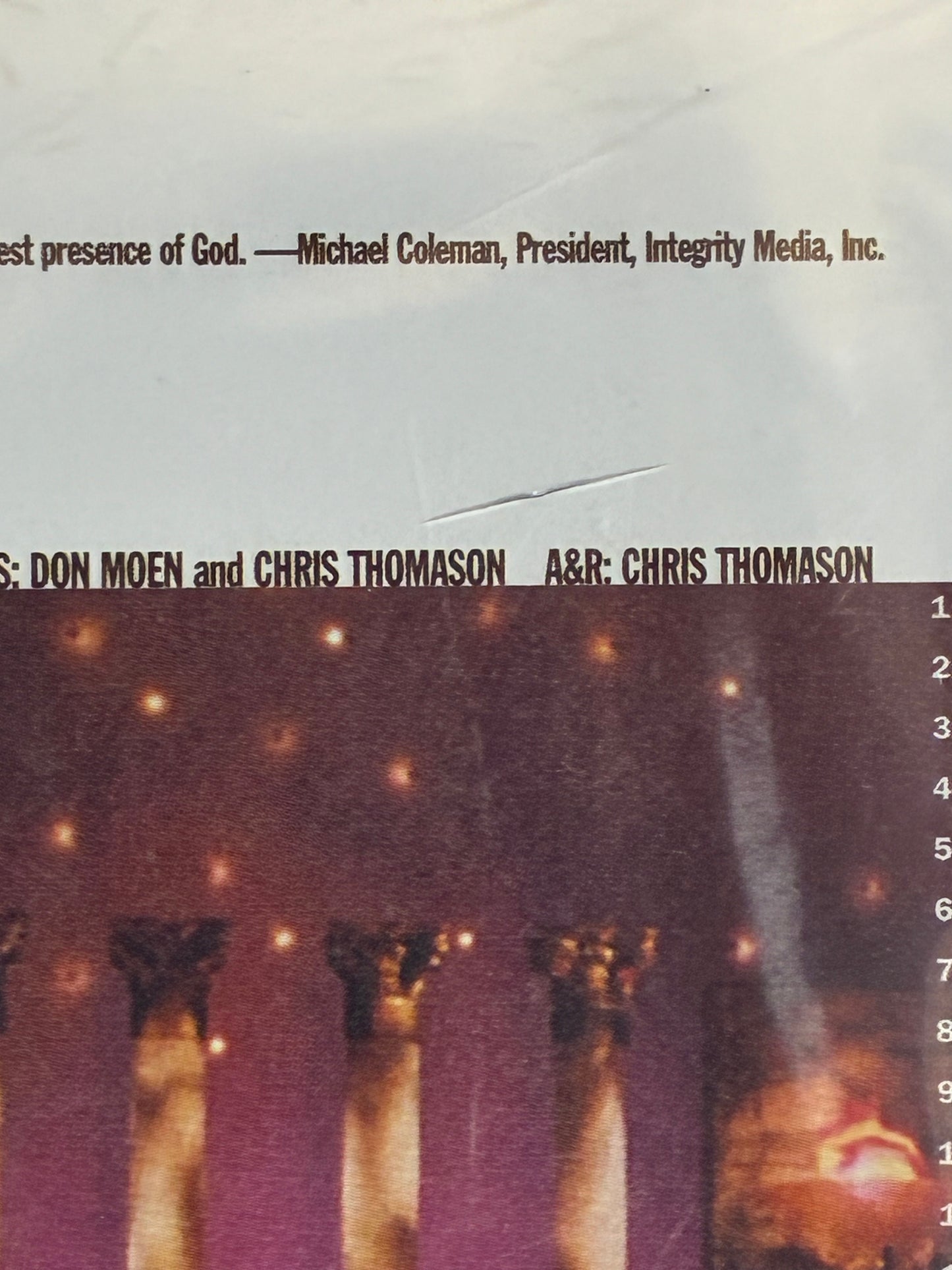 DAN MOEN THANK YOU LORD CD SEALED 2004