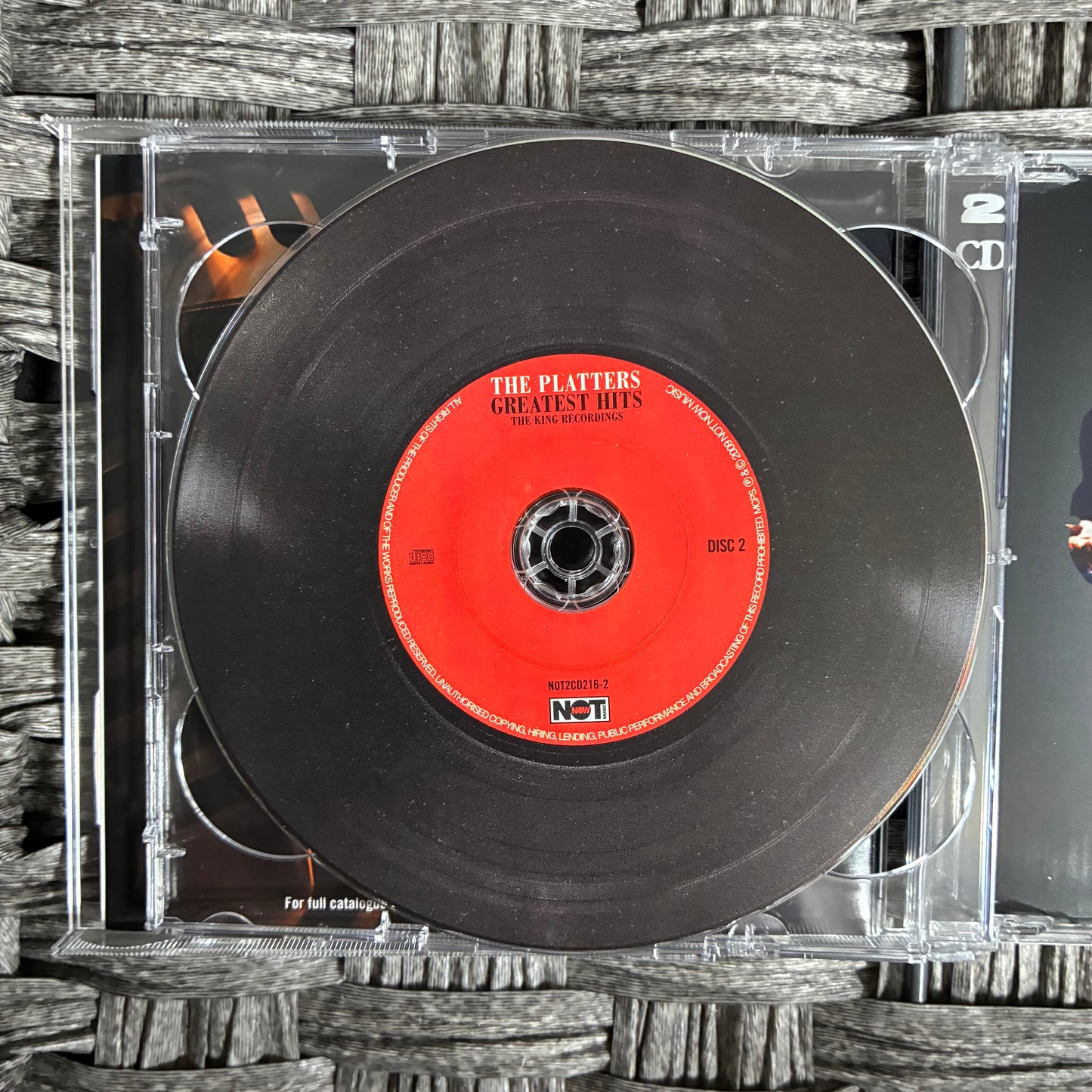THE PLATTERS GREATEST HITS 40 ORIGINAL HIT RECORDINGS ON 2 CDS (2009) - PRE OWNED