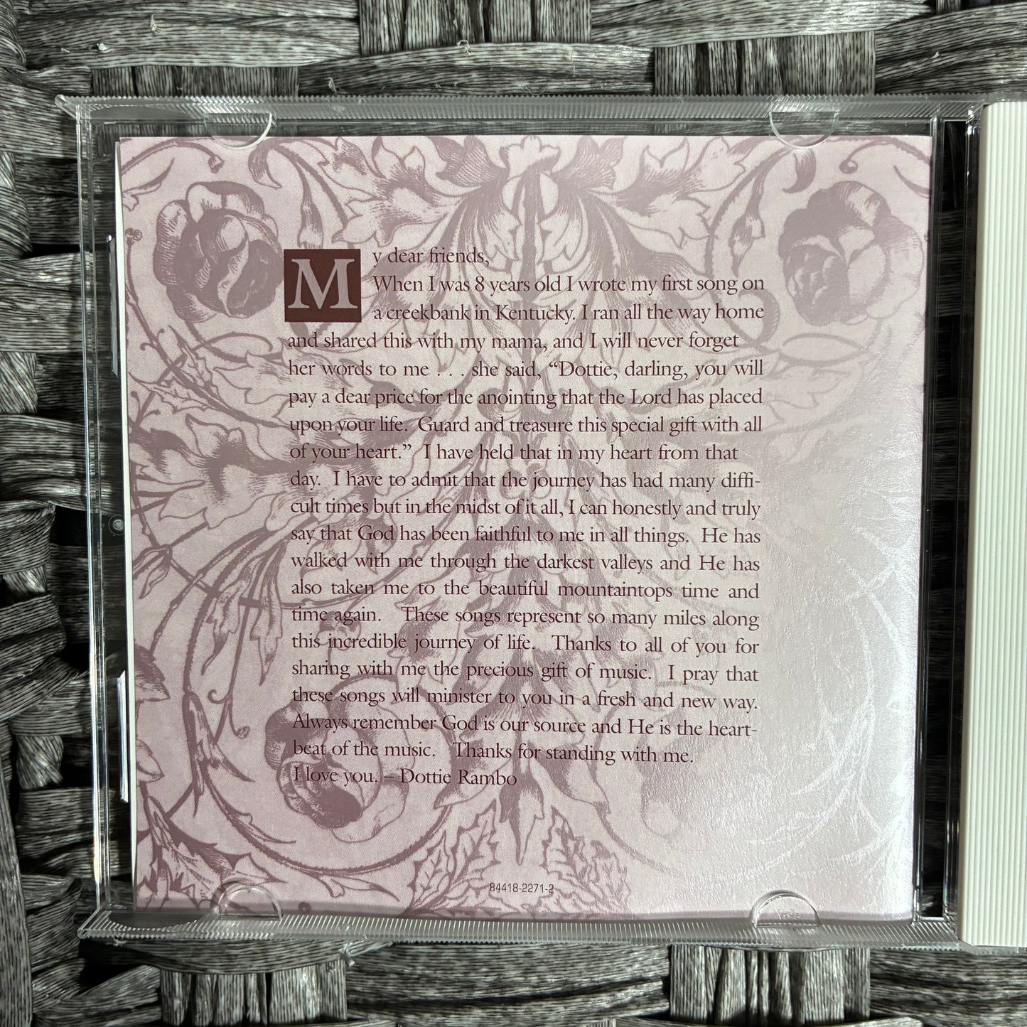RAMBOS COLLECTION HIGHLIGHTING THE SONGS OF DOTTIE RAMBO 2 DISC 26 SONGS (1998) - PRE OWNED