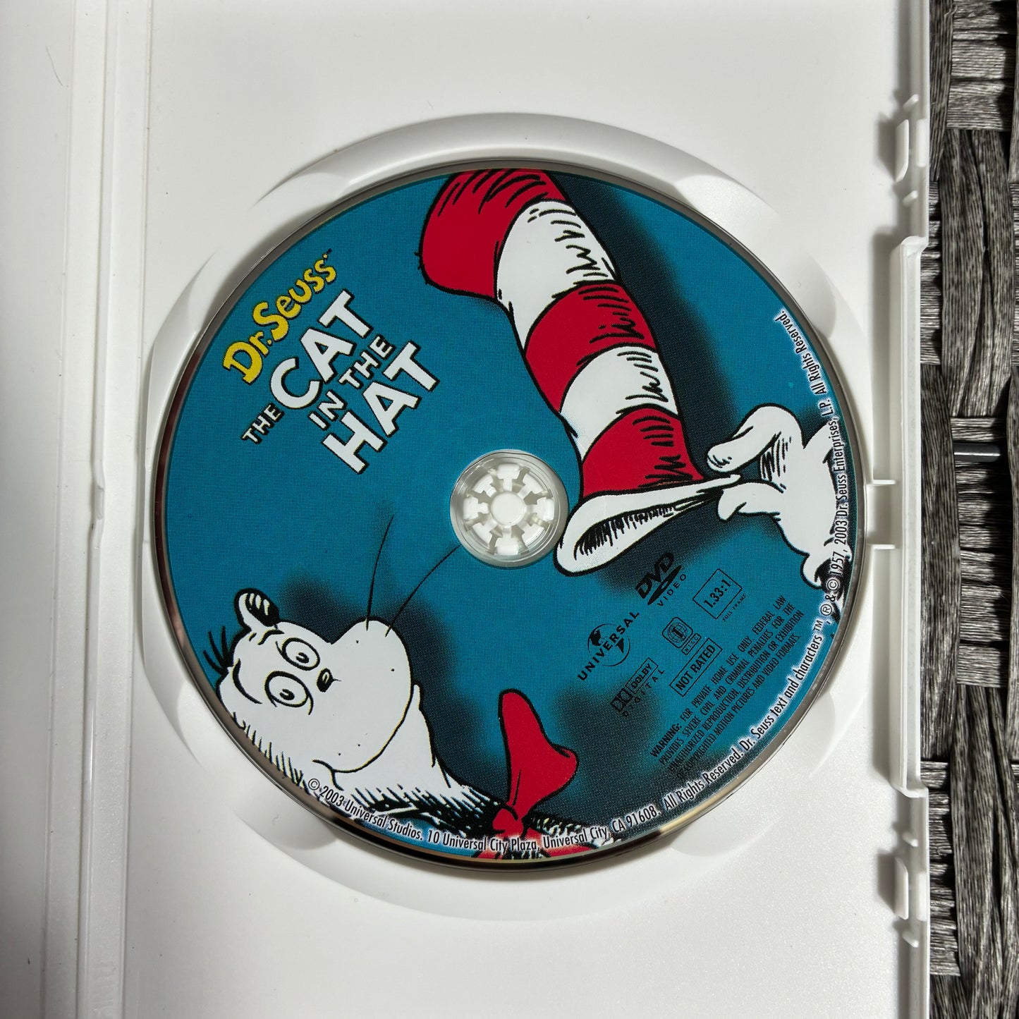 DR. SEUSS THE CAT IN THE HAT DVD 2003 - PRE OWNED