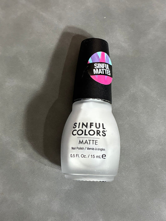 SINFUL COLORS MATTE - WHITE LIES