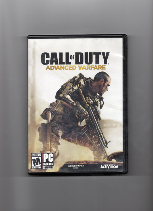 CALL OF DUTY ADVANCED WARFARE PC GAME - 6 DISC - PRE OWNED GOOD CONDITION