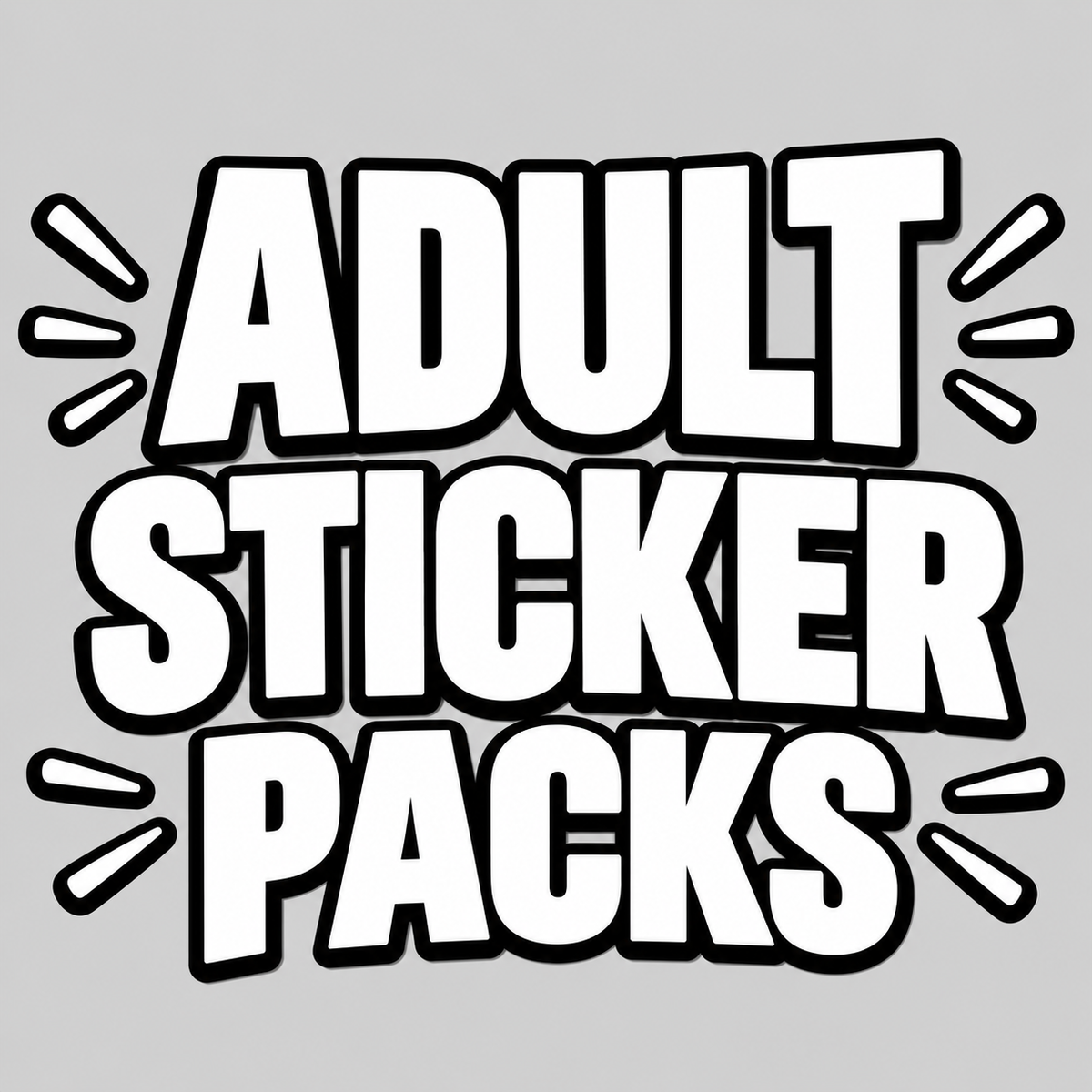 ADULT THEMED STICKER PACKS