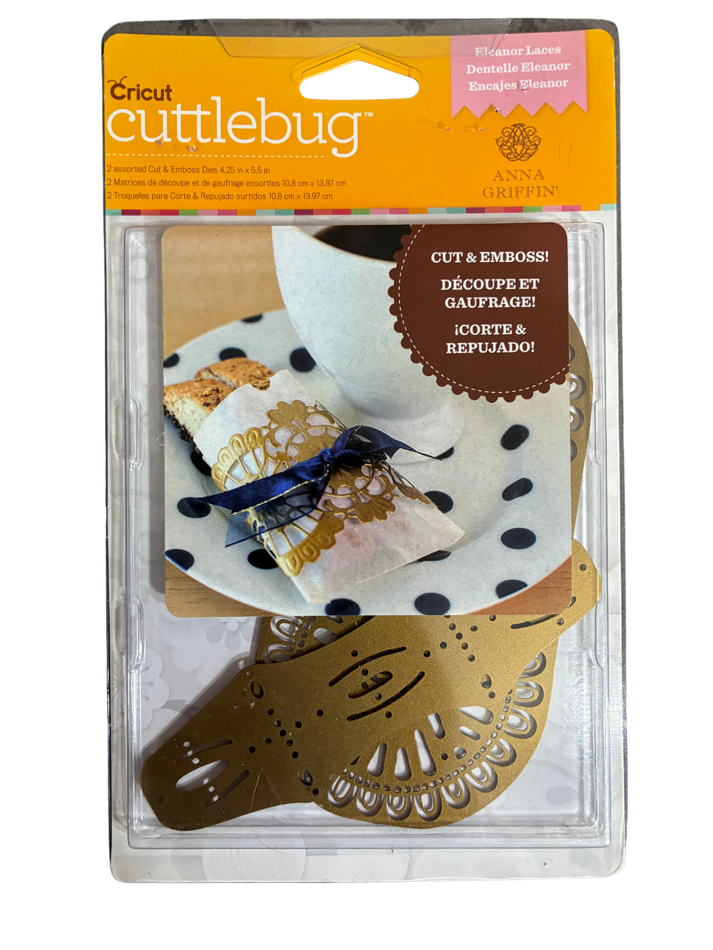 Cricut Cuttlebug Eleanor Laces Cut & Emboss