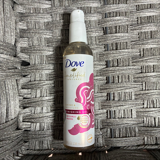 DOVE AMPLIFIED TEXTURES SHINE & MOISTURE FINISHING GEL FOR CURLS AND WAVES