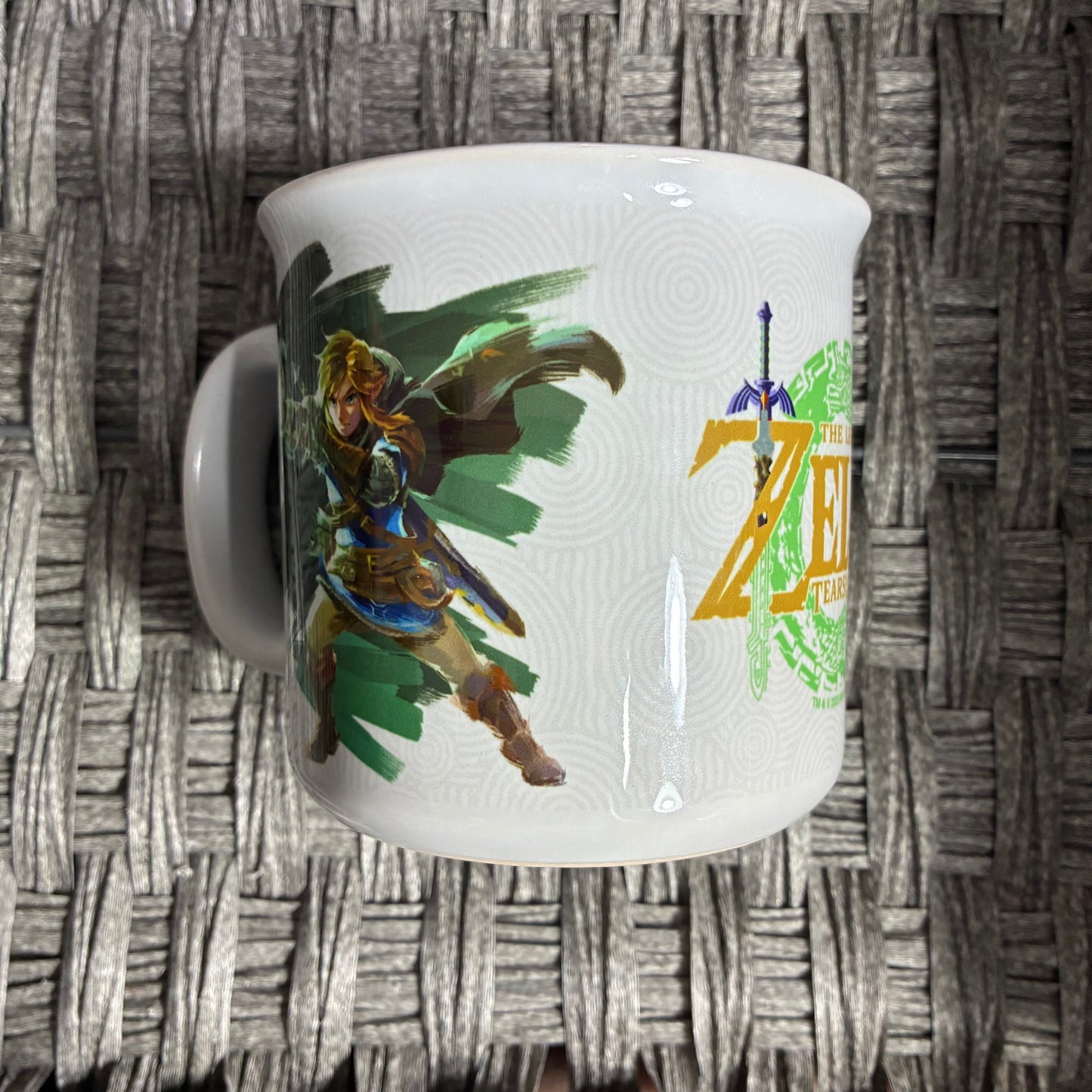 NINTENDO THE LEGEND OF ZELDA TEARS OF THE KINGDOM CERAMIC MUG