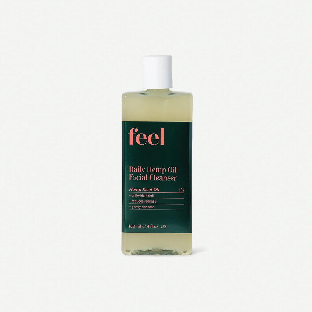 FEEL DAILY HEMP OIL FACIAL CLEANSER 150ML/4 FL OZ FULL SIZE