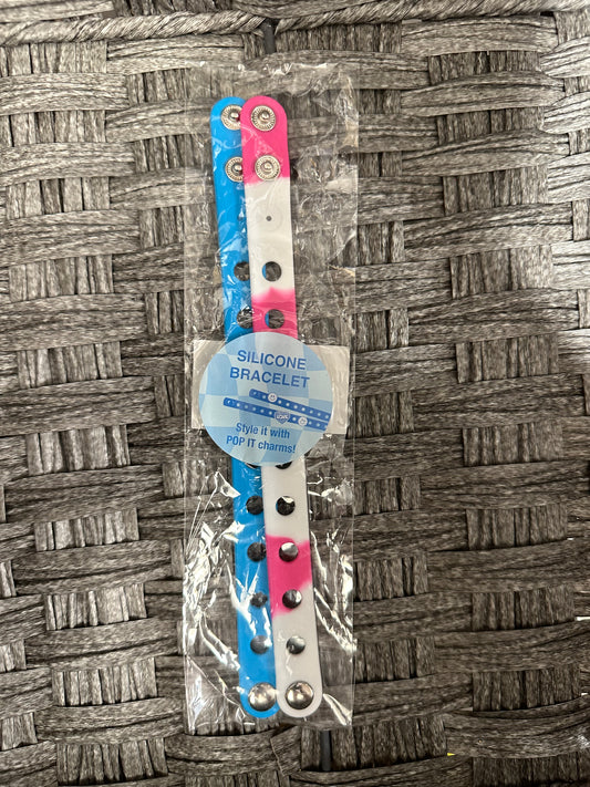 2PCS Silicone Bracelet