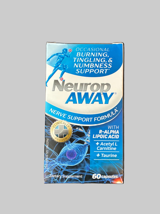 NEUROP AWAY NERVE SUPPORT FORMULA 60 CAPSULES EXP 9/2027