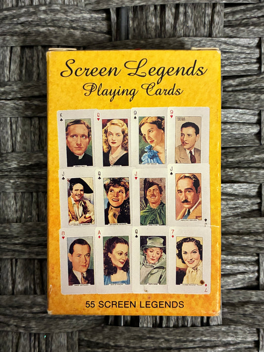 SCREEN LEGENDS PLAYING CARDS 1991 PRE OWNED