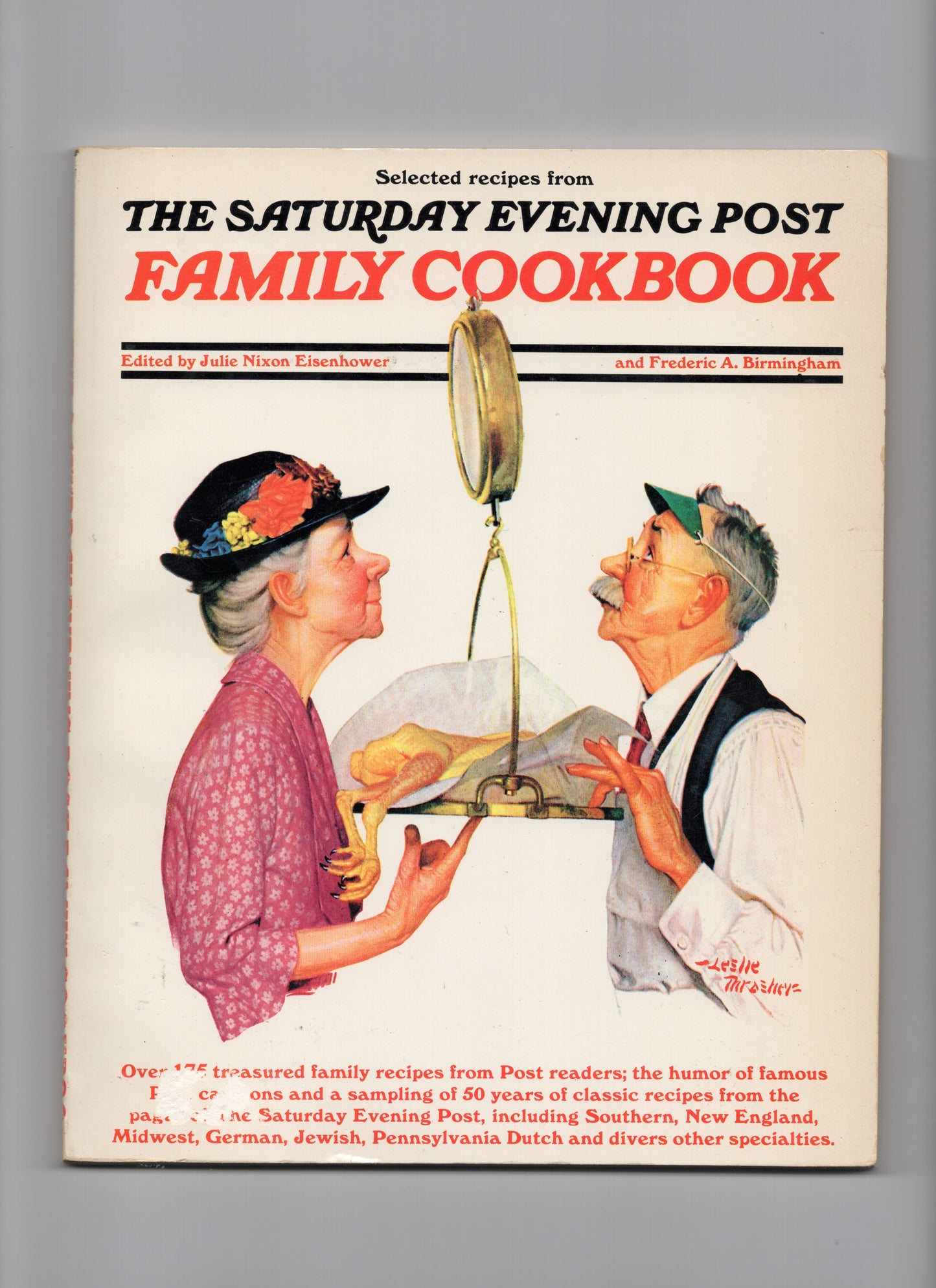 VINTAGE 1979 - THE SATURDAY EVENING POST FAMILY COOKBOOK - GOOD CONDITION