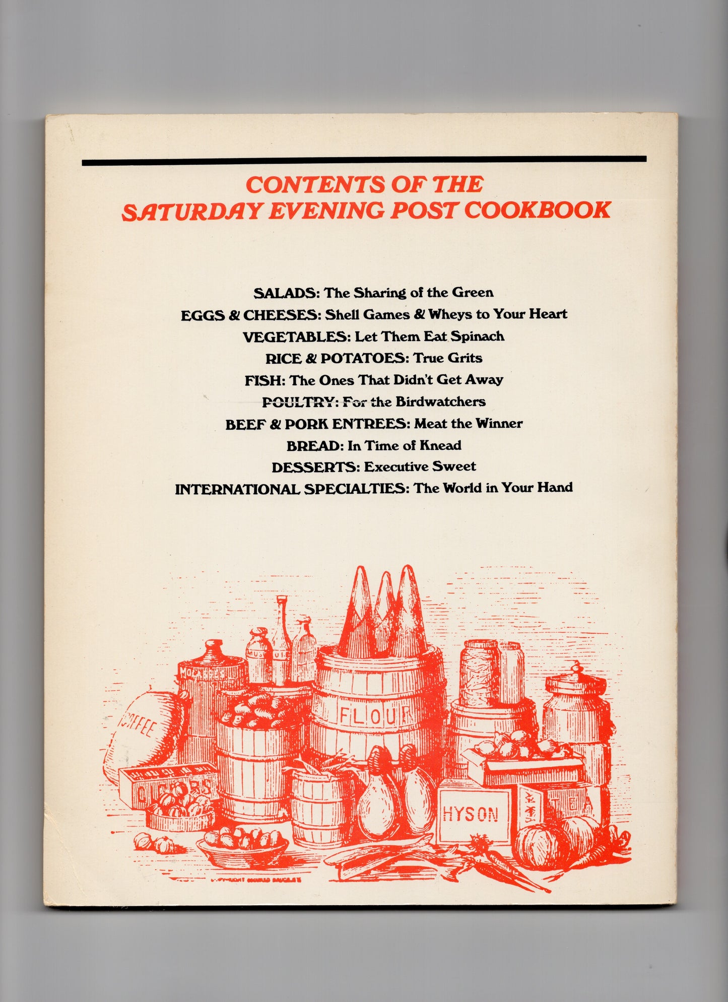 VINTAGE 1979 - THE SATURDAY EVENING POST FAMILY COOKBOOK - GOOD CONDITION