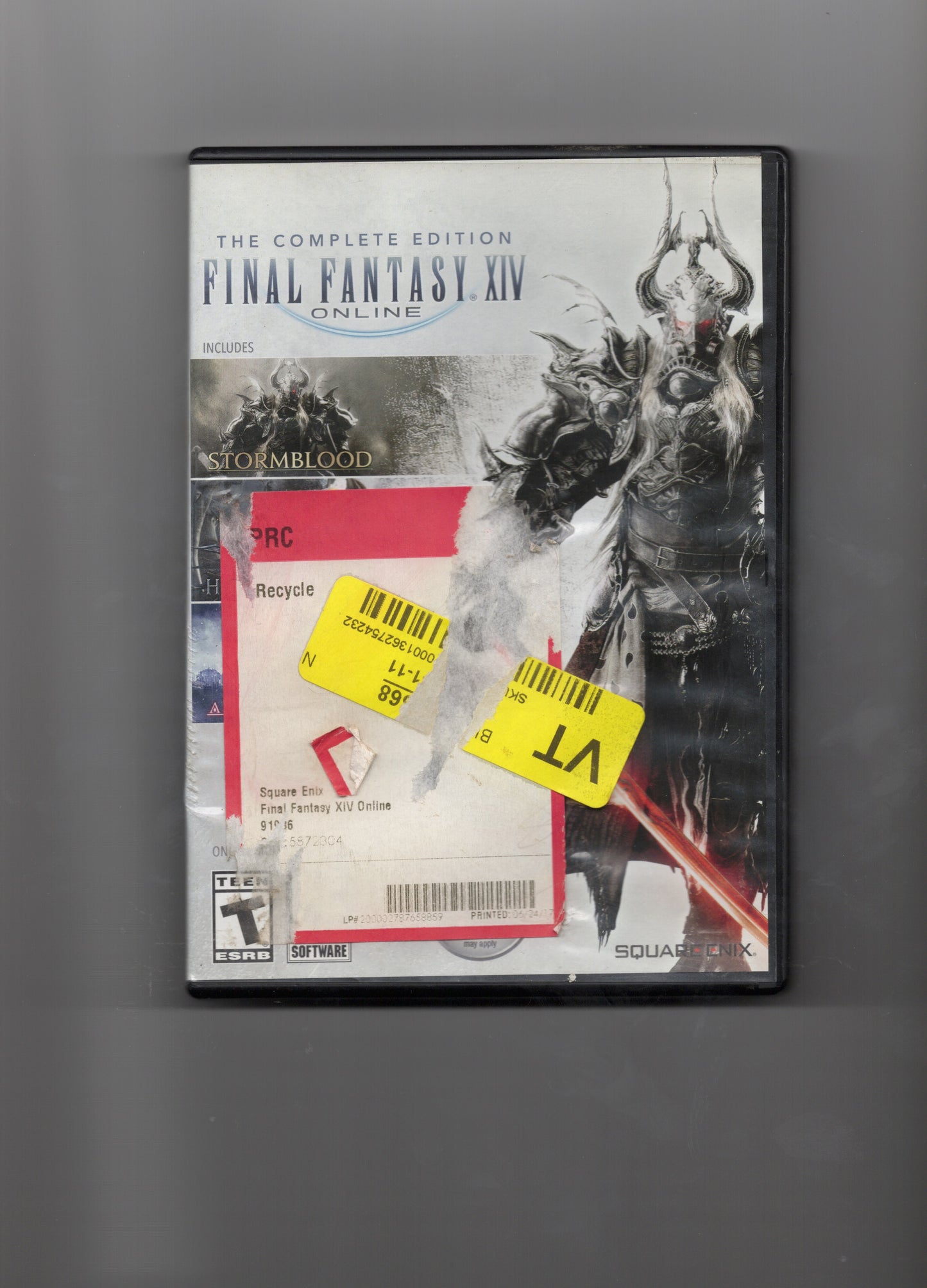 FINAL FANTASY XIV COMPLETE EDITION PC GAME - 3 DISC - PRE OWNED