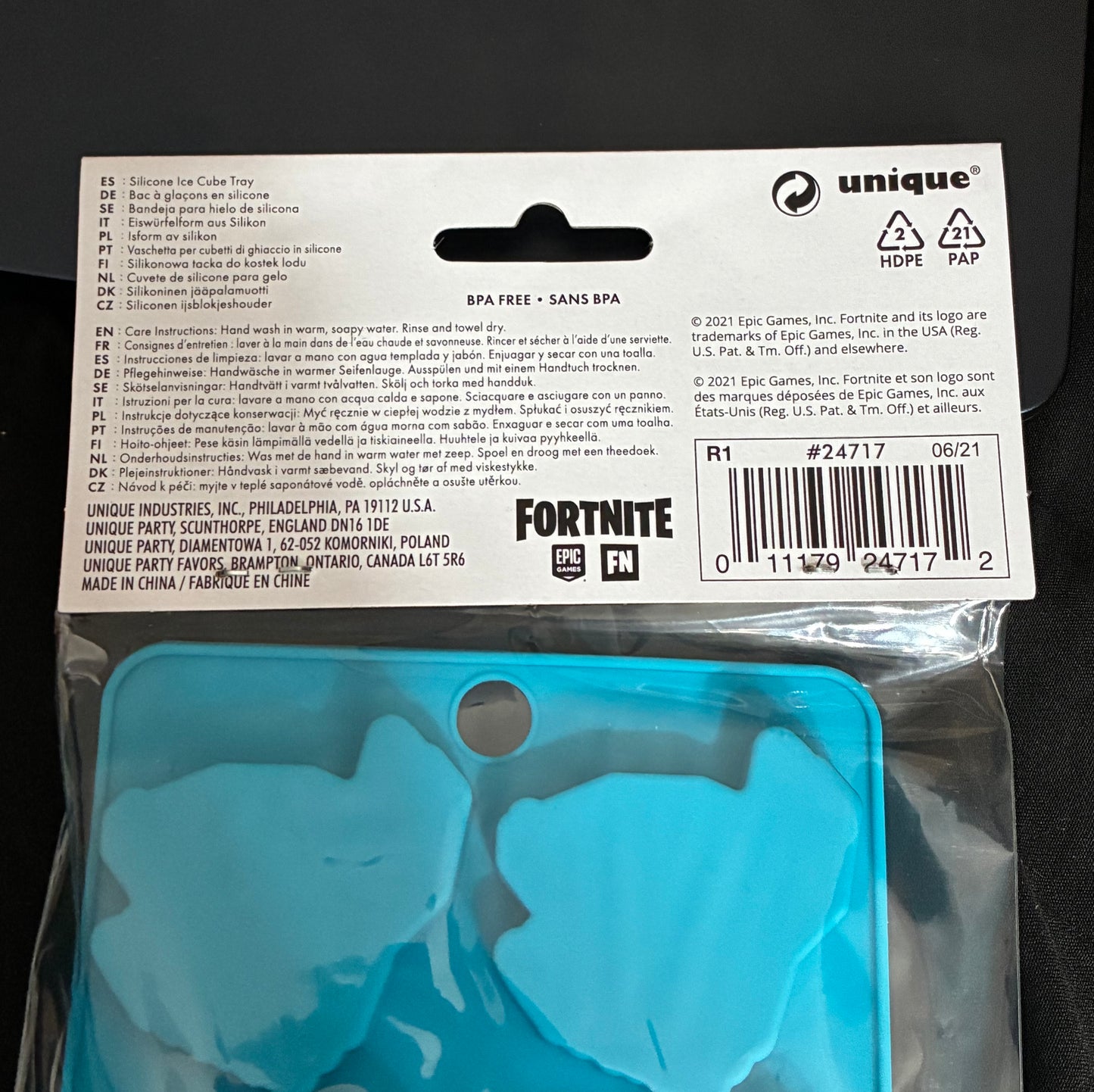 FORTNITE LICENSED LLAMA HEAD SILICONE ICE TRAY/MOLD