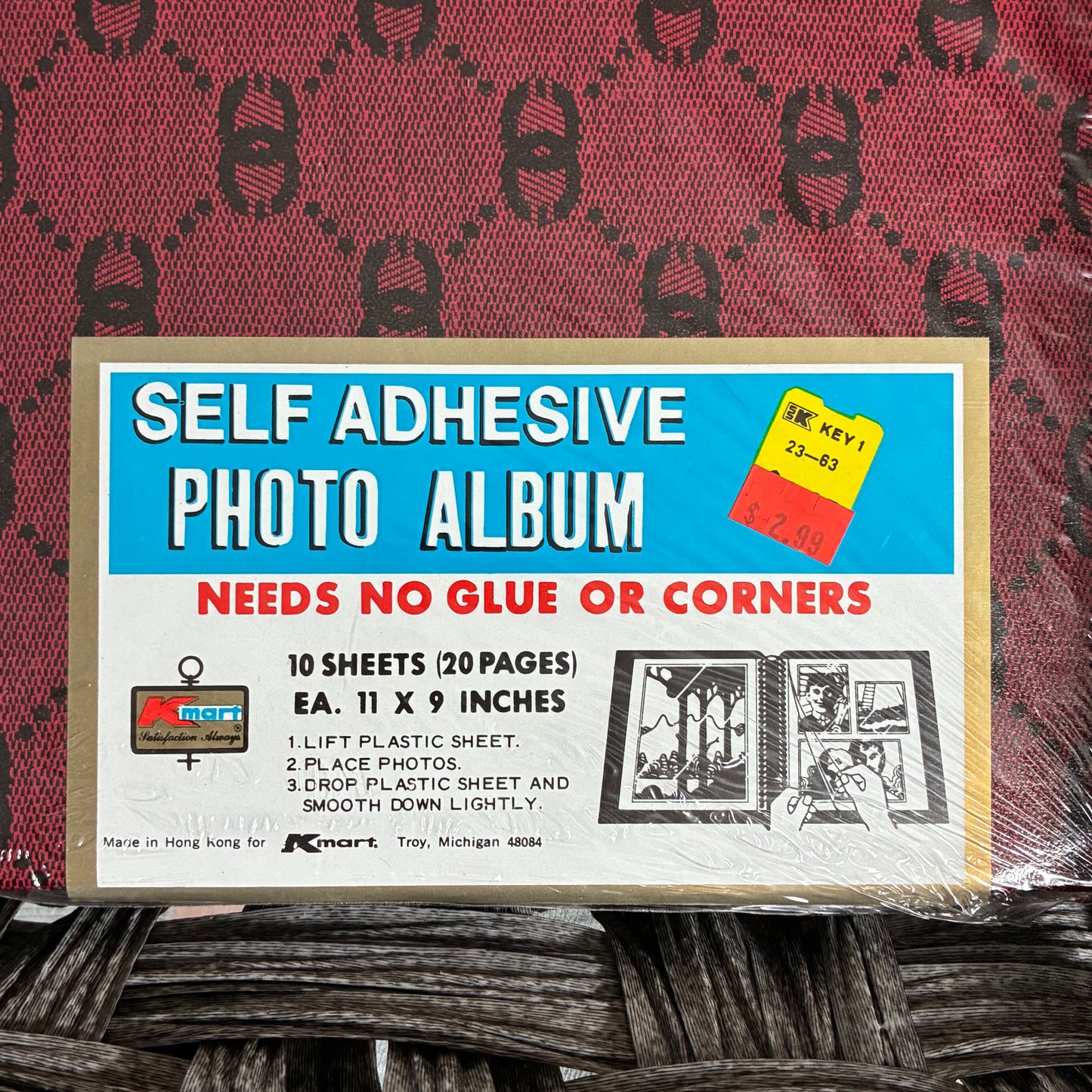*BRAND NEW* Vintage 1980’s Kmart Photo Album 20 Self Adhesive Pages