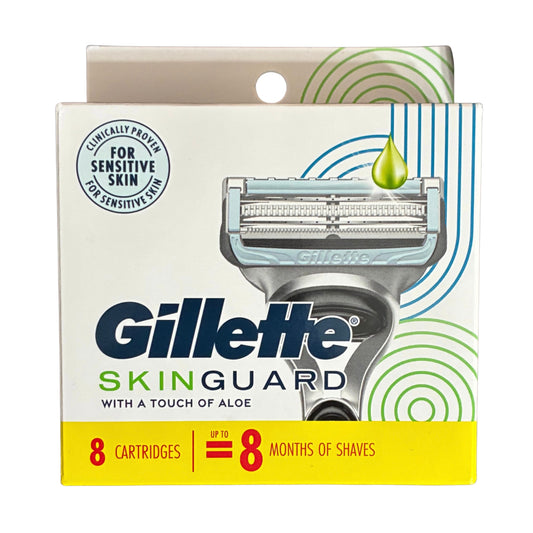Gillette Skinguard Men's Razor Blade Refill for Sensitive Skin - 8 Count Box