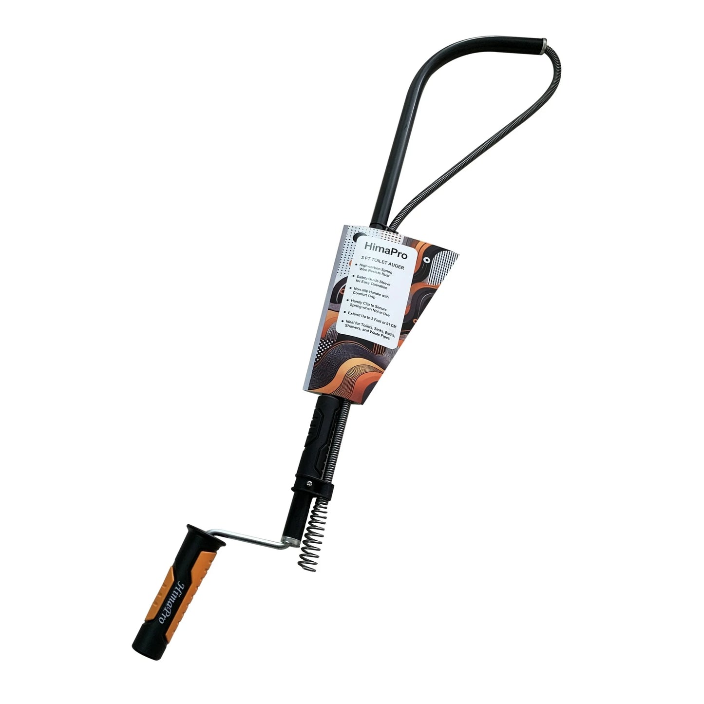 HIMA PRO 3FT TOILET AUGER *MISSING HANDLE*