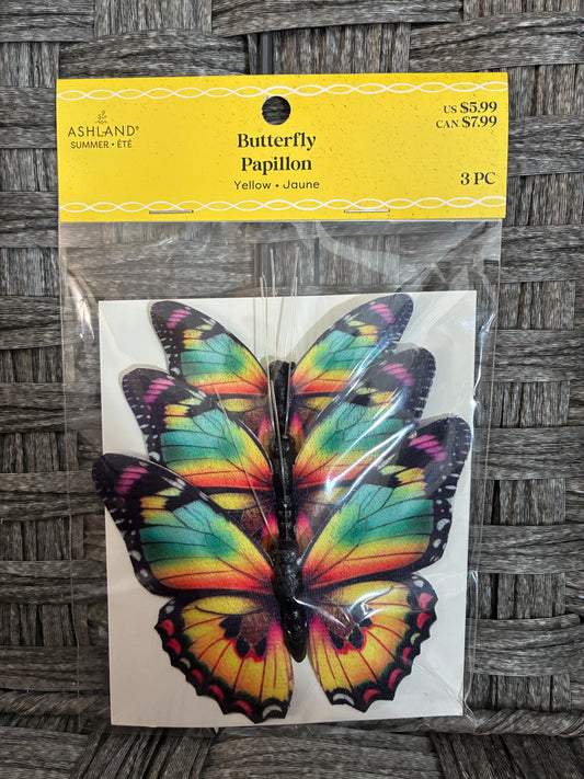 ASHLAND BUTTERFLY 3PC CRAFT SUPPLY