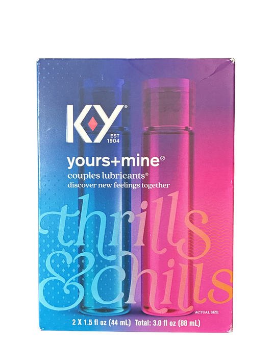 KY YOURS & MINE COUPLES TINGLING WARMING LUBRICANT