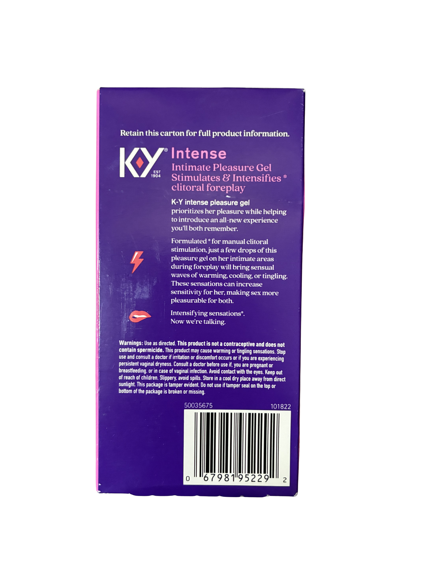 KY INTENSE INTIMATE PLEASURE GEL