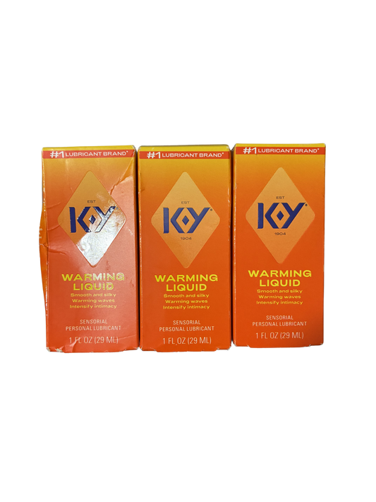 3 PACK KY WARMING LIQUID