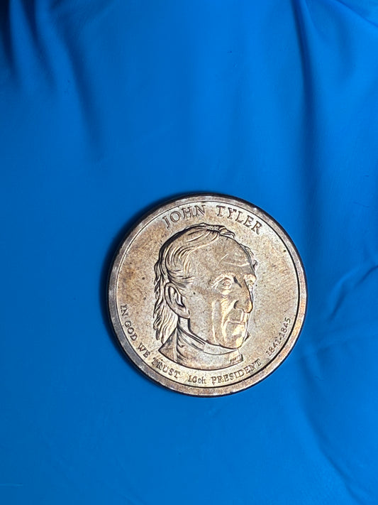 2009 P John Tyler Dollar Coin Circulated