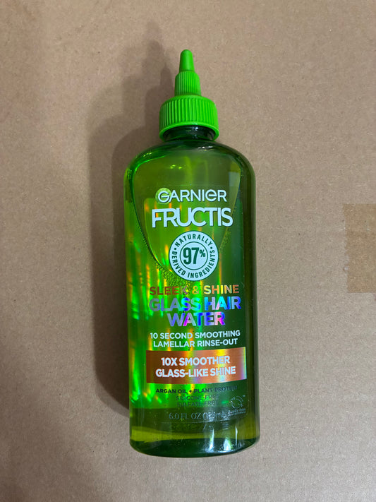 GARNIER FRUCTIS SLEEK & SHINE GLASS HAIR WATER SMOOTHING RINSE OUT 6FL OZ