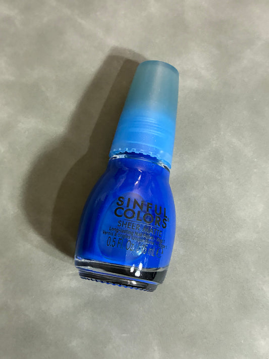 SINFUL COLORS SHEER MATTE - KISS OF COBALT