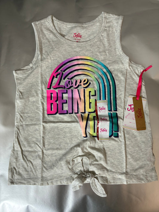 JUSTICE GIRLS SIZE MEDIUM(10) TANK TOP