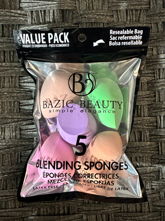 BAZIC BEAUTY 5 BLENDING SPONGES