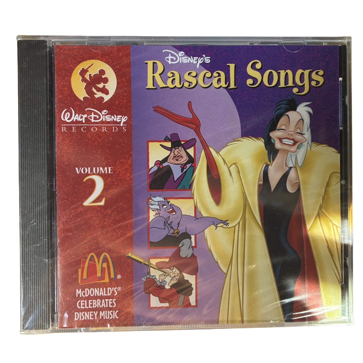 1996 MCDONALDS DISNEY RASCAL SONGS CD SEALED