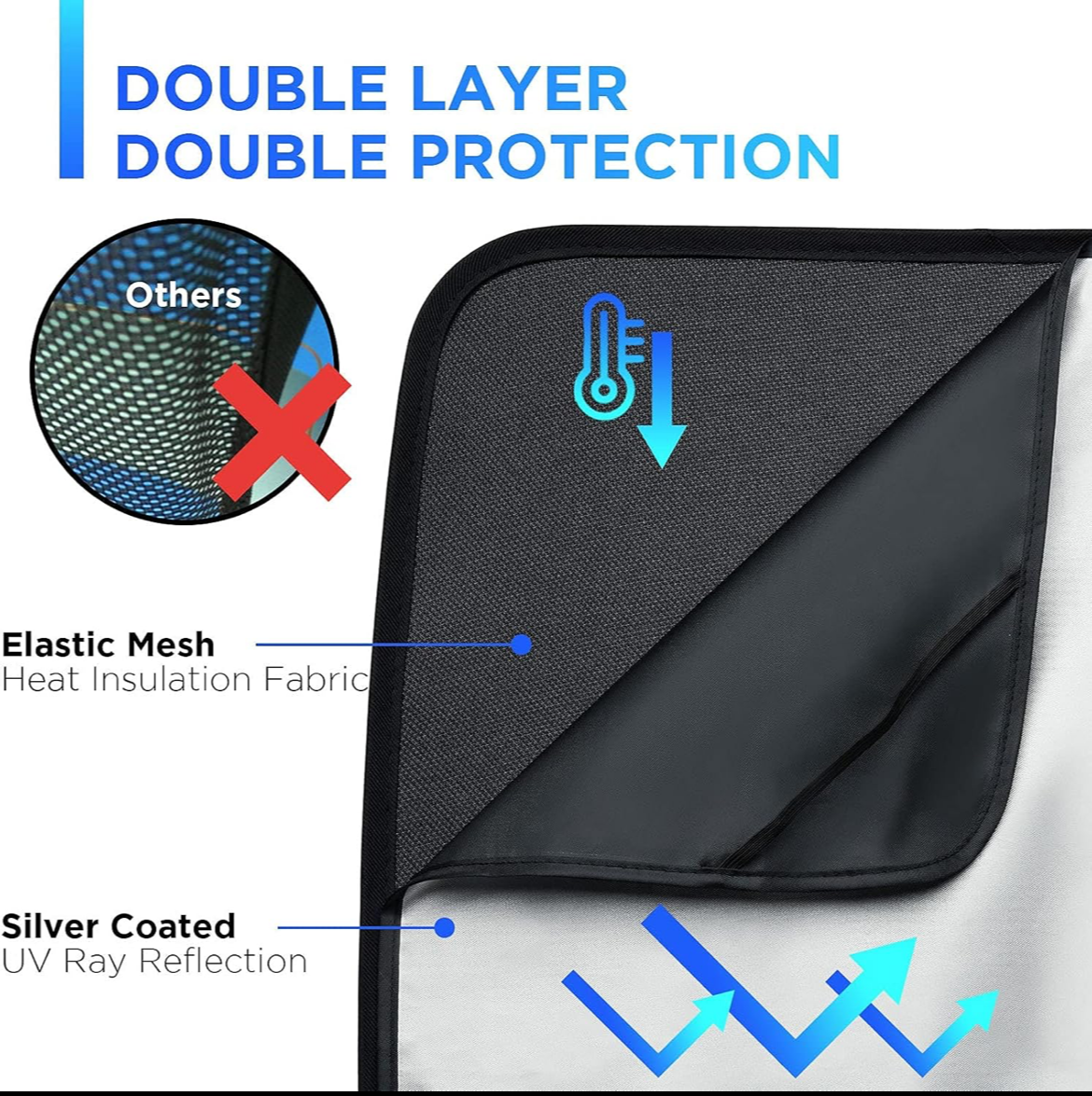 NESTOUR FOR TESLA 2020-2023 MODEL Y FOLDABLE ROOF SUNSHADE