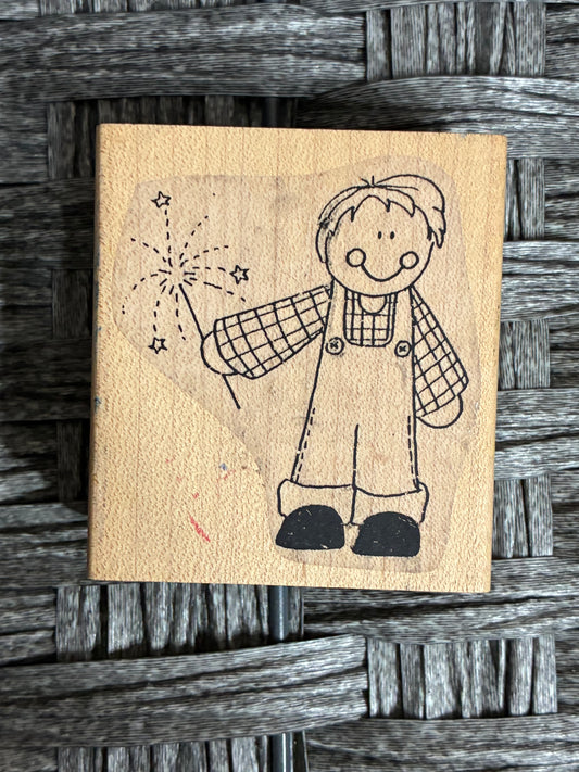 WOODEN STAMP SPARKLER