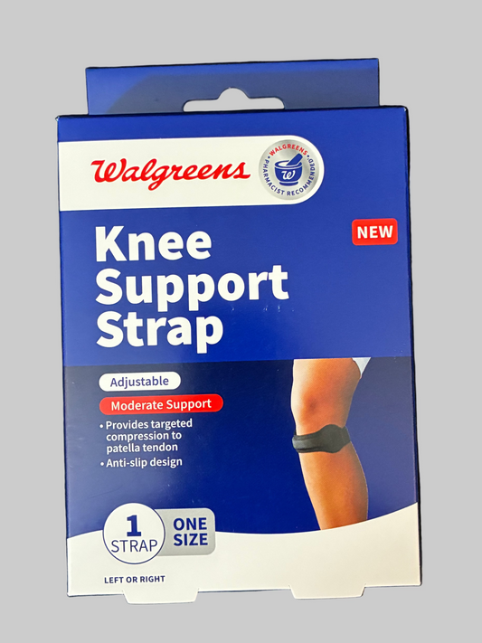 WALGREENS KNEE SUPPORT STRAP ONE SIZE