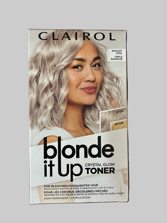 CLAIROL BLONDE IT UP CRYSTAL GLOW TONER RADIANT OPAL
