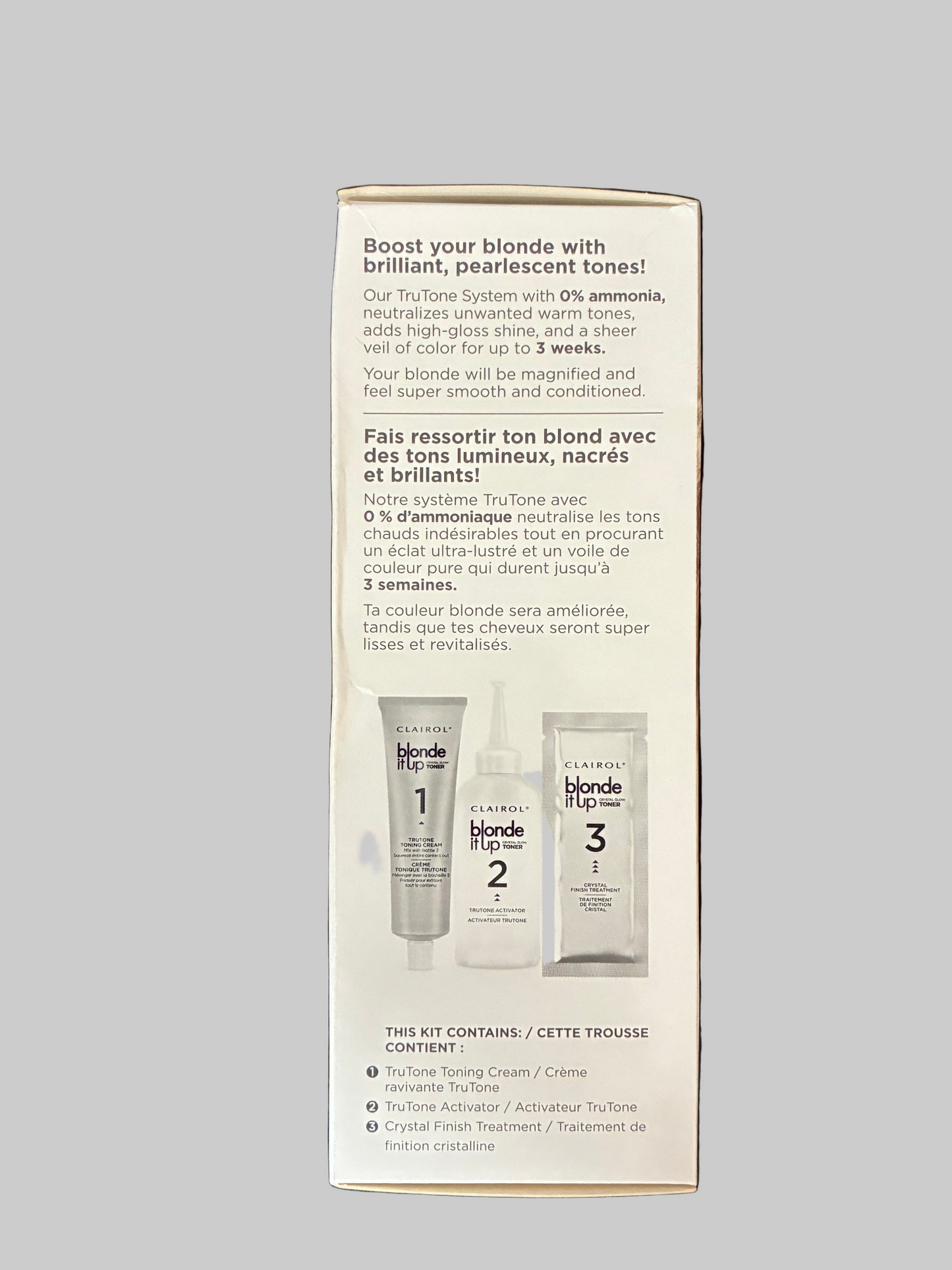 CLAIROL BLONDE IT UP CRYSTAL GLOW TONER RADIANT OPAL