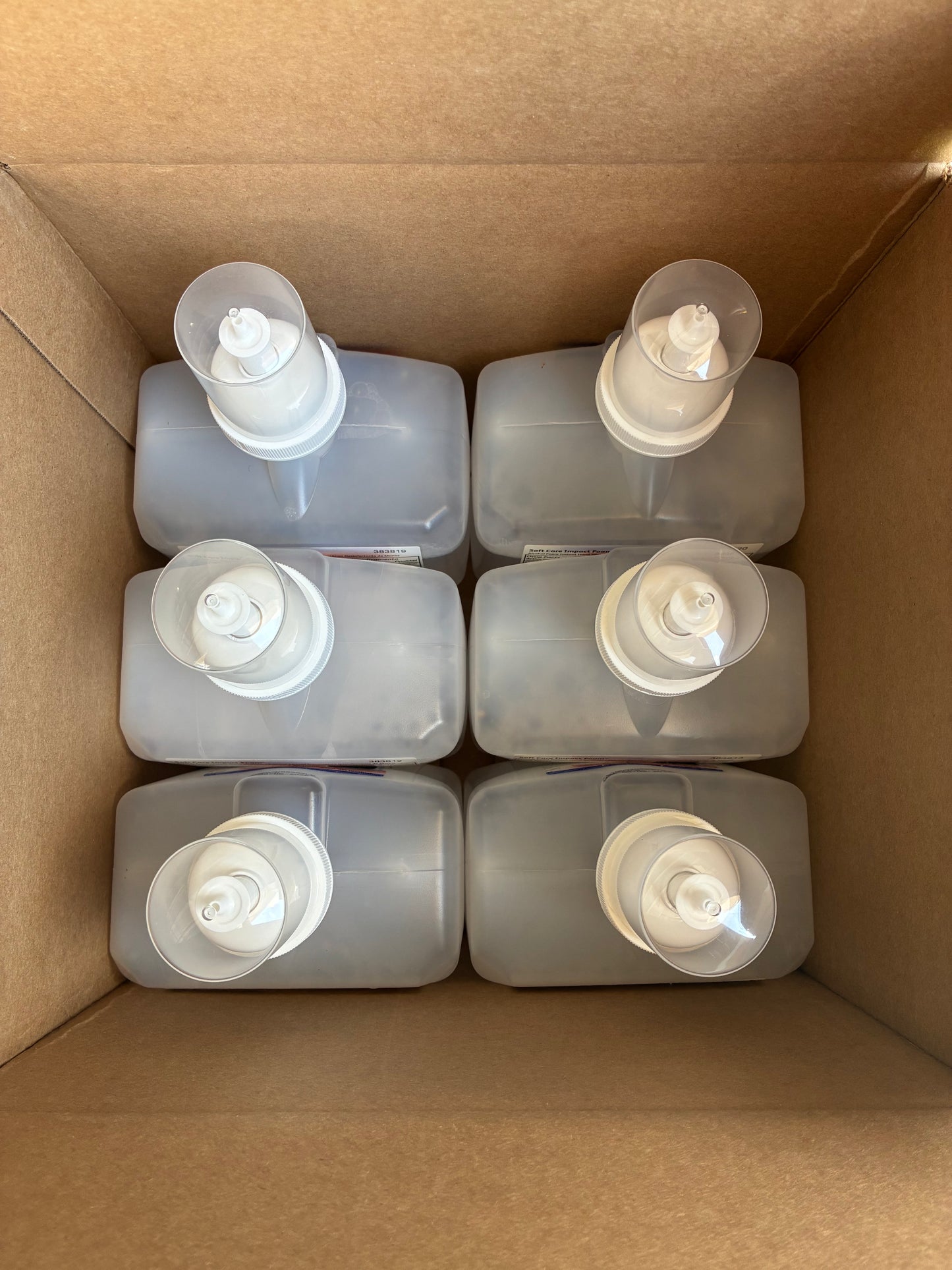 DIVERSEY SOFT CARE IMPACT FOAM ALCOHOL FOAM HAND SANITIZER REFILLS 6x1.2L