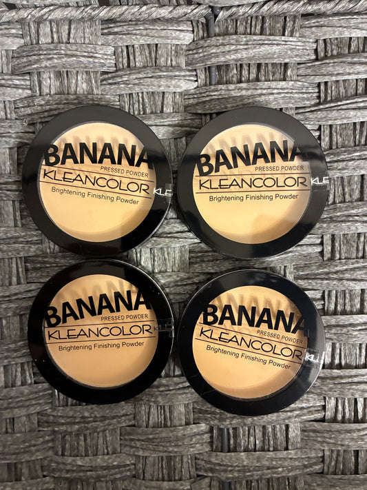 4x KLEANCOLOR BANANA BRIGHTENING FINISHING POWDER