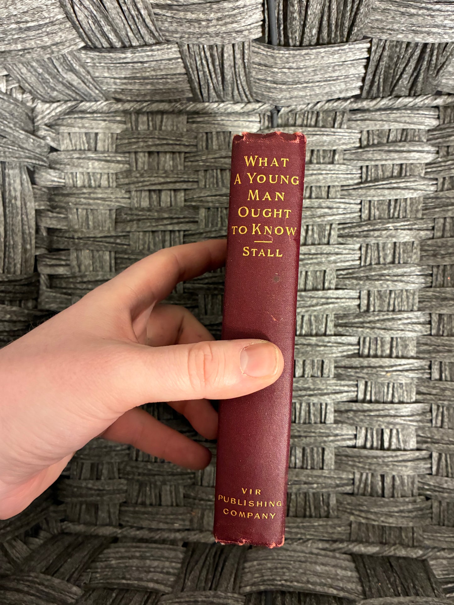 SELF AND SEX SERIES “WHAT A YOUNG MAN OUGHT TO KNOW”