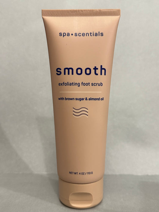 SpaScentials Smooth Exfoliating Foot Scrub - Brown Sugar and Almond Oil 4oz