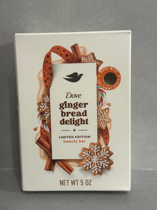 Dove Ginger Bread Delight Beauty Bar 5oz Limited Edition