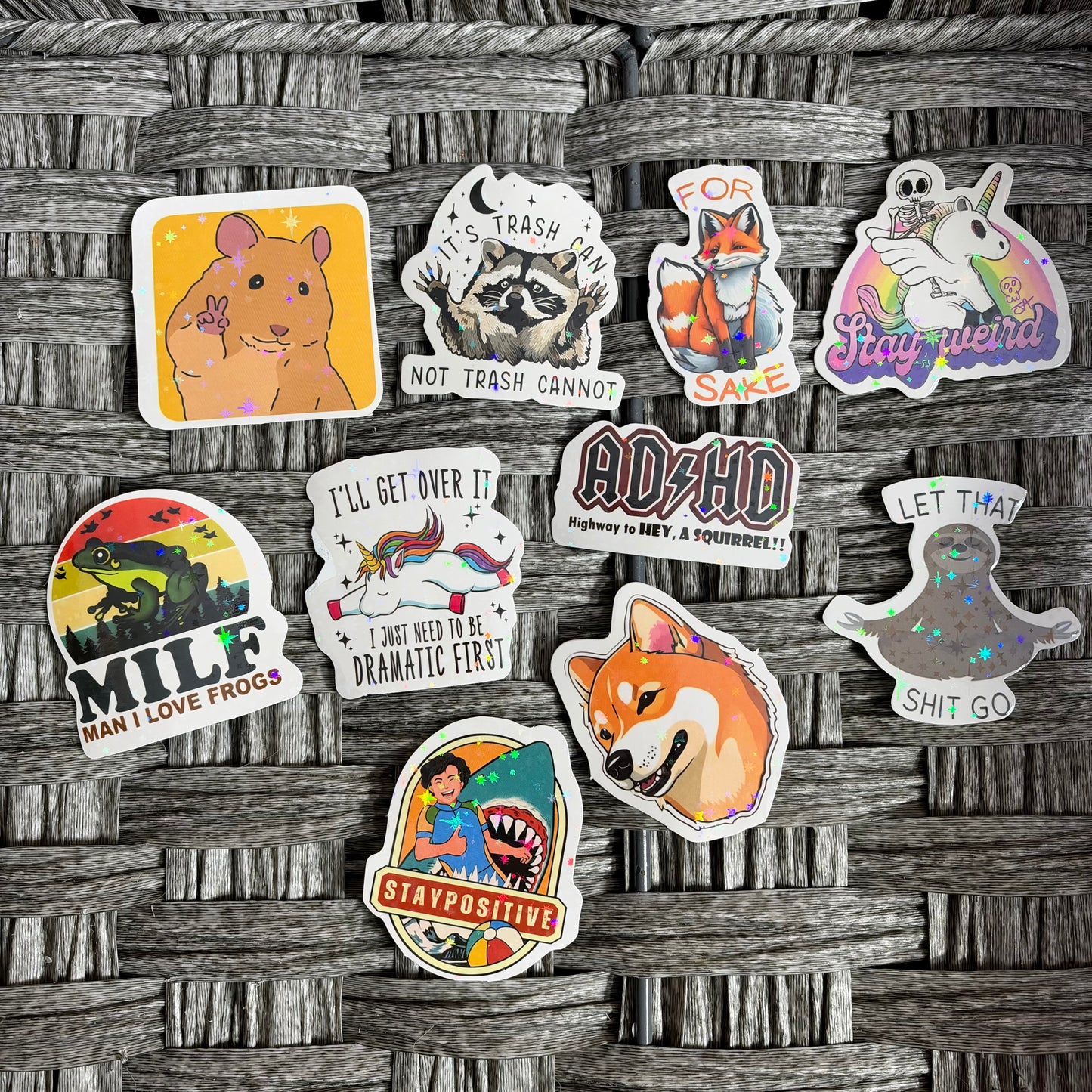 ADULT THEMED STICKER PACKS